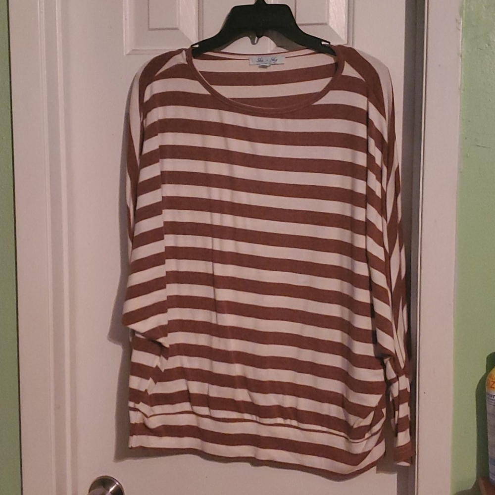 Long sleeve striped shirt